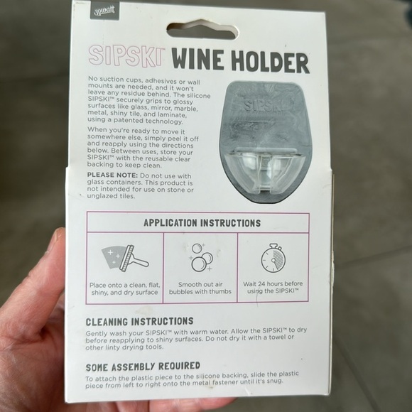 NWT Sipski silicone wine holder - Picture 3 of 4